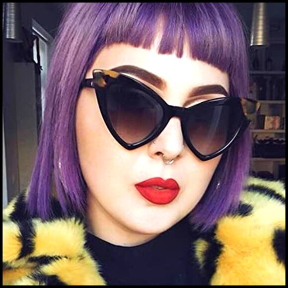 Retro Cat Eye Sunglasses, UV400 Protection, Polarized Lenses, Fashion Accessory main image 4